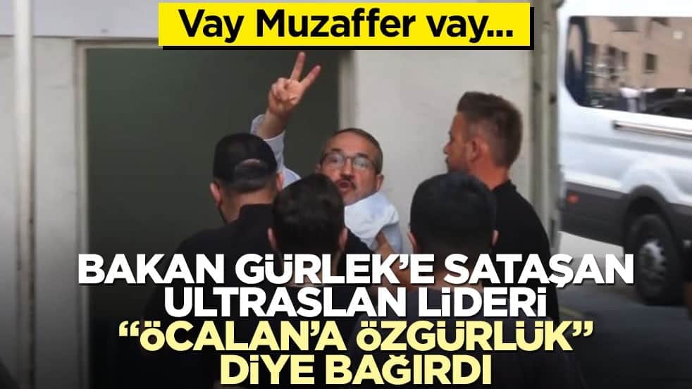 ultrAslan lideri Muzaffer Şirin, "Sayın Öcalan'a özgürlük" diye bağırdı