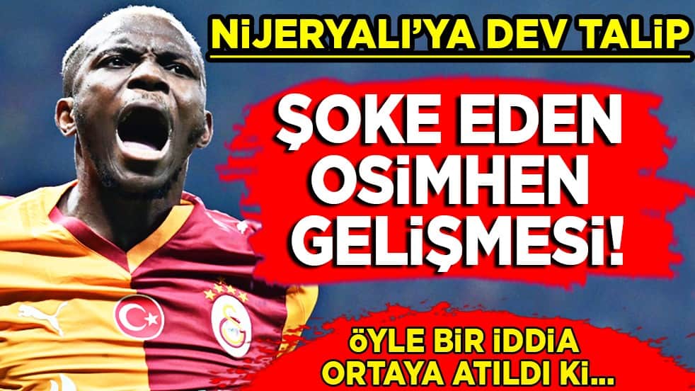 Yok artık daha neler: Galatasaray'da şoke eden Osimhen gelişme! İspanyol basını duyurdu