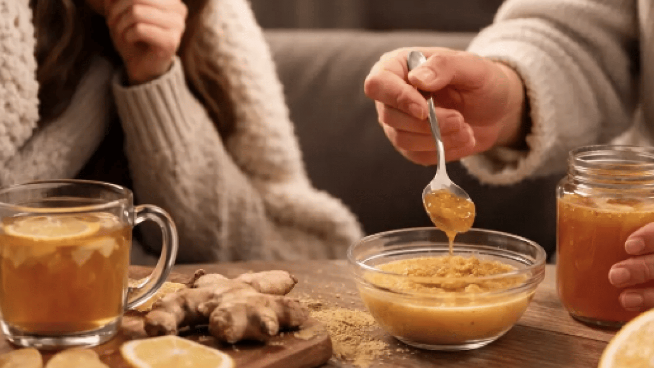 Foto - 1 çay kaşığı yetiyor: Gece öksürüğüne son, şifa olacak bu besin!