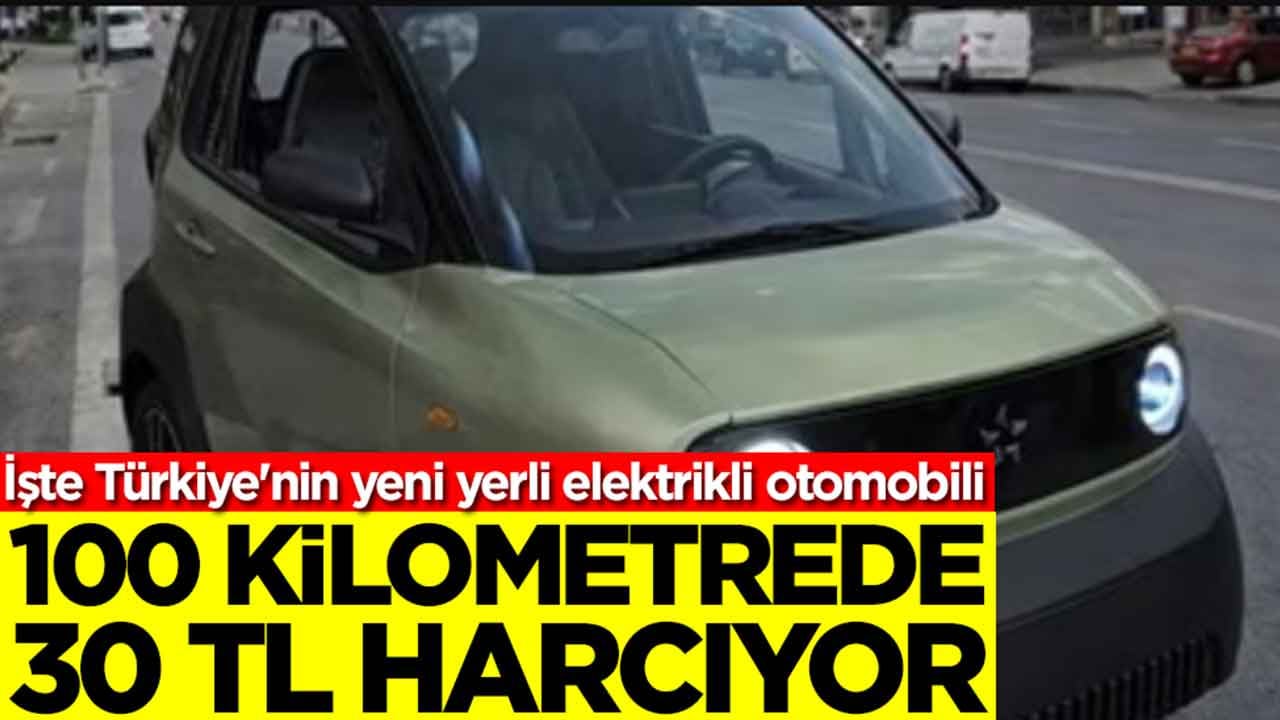 100 kilometrede 30 TL harcıyor: İşte Türkiye'nin yeni yerli elektrikli otomobili