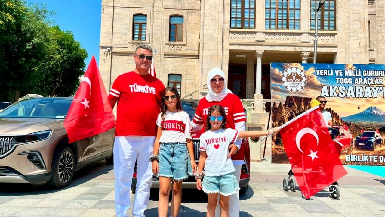 Foto - 100 otomobil Aksaray’da buluştu TOGG Team Türkiye gezi turu başladı