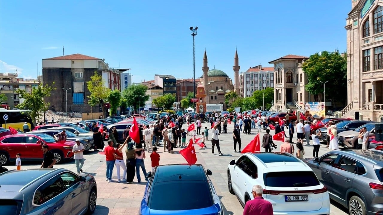 Foto - 100 otomobil Aksaray’da buluştu TOGG Team Türkiye gezi turu başladı
