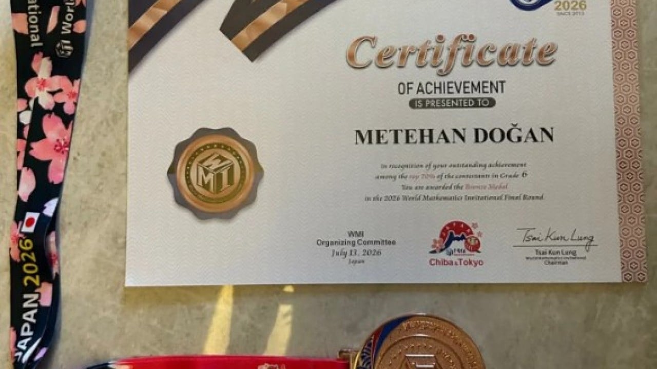 Foto - 1000 öğrenci arasında dünya üçüncüsü oldu