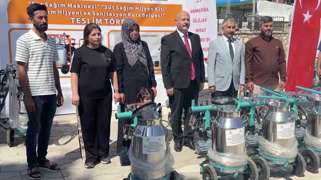 Foto - 109 üreticiye süt sağım makinesi ve hijyen desteği