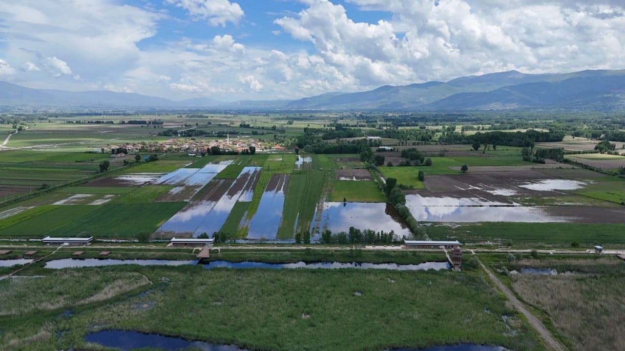 Foto - 110 kuş türüne ev sahipliği yapıyor... Kaz Gölü taştı!