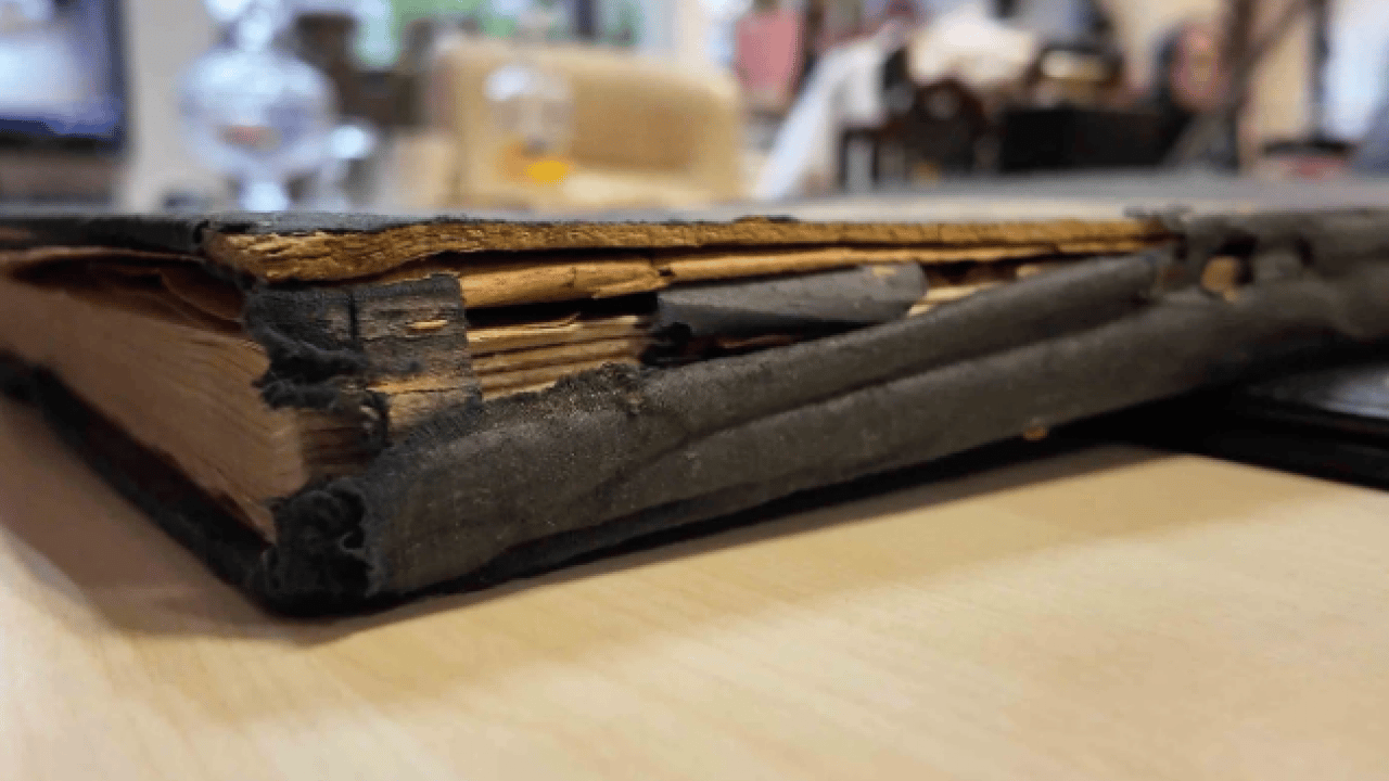 Foto - 1926 yılına ait bir kitap Ankara Adliyesinde bulundu