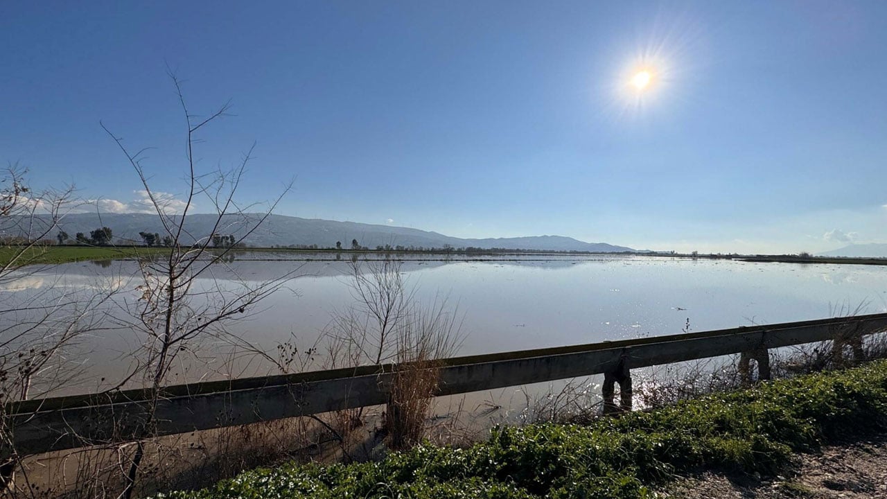 Foto - 2 bin dönüm arazi zarar gördü! Büyük Menderes taştı, ovayı su bastı