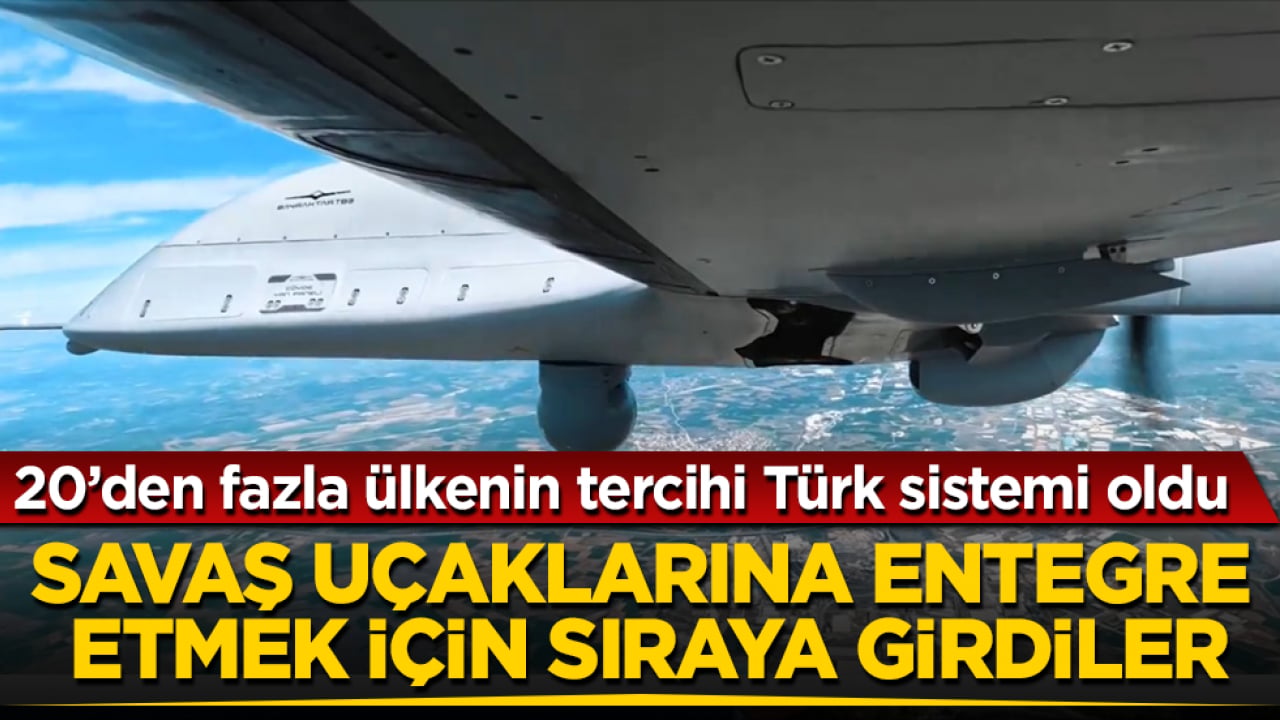 20’den fazla ülkenin tercihi Türk sistemi oldu! Savaş uçaklarına entegre etmek için sıraya girdiler
