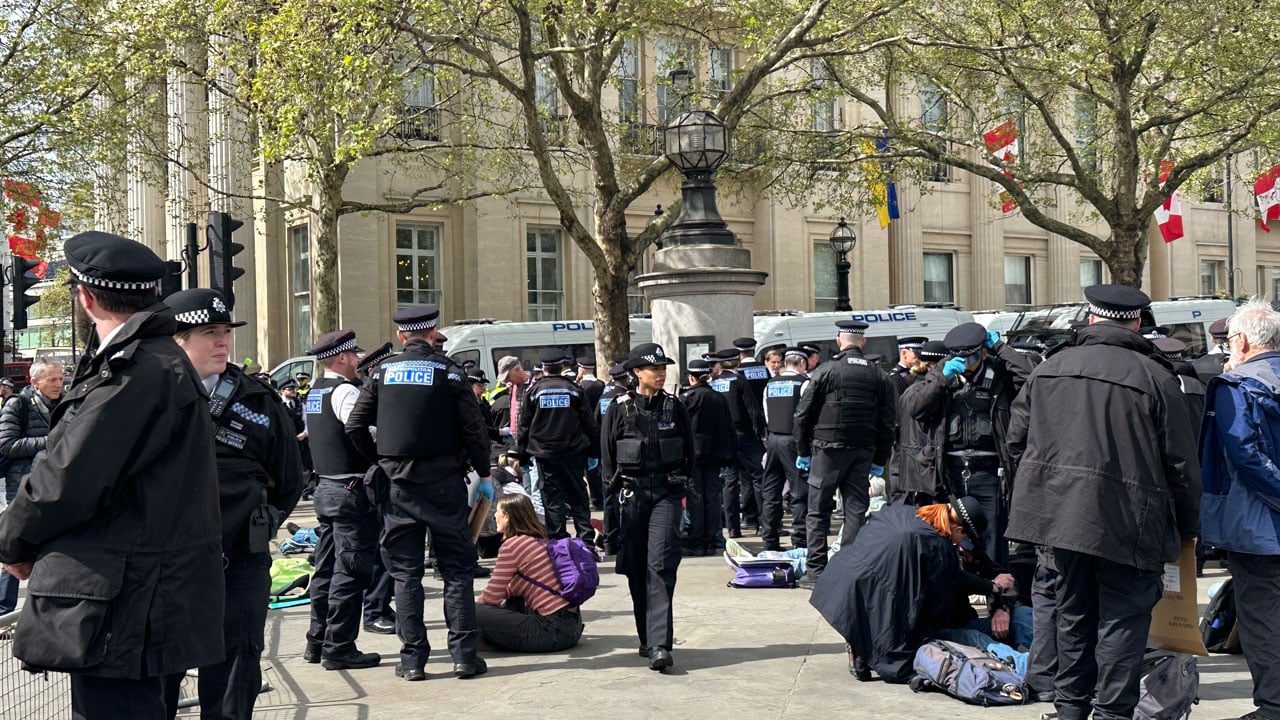 Foto - 212 kişi gözaltına alındı! Londra’da Filistin’e destek gösterisine polis müdahalesi