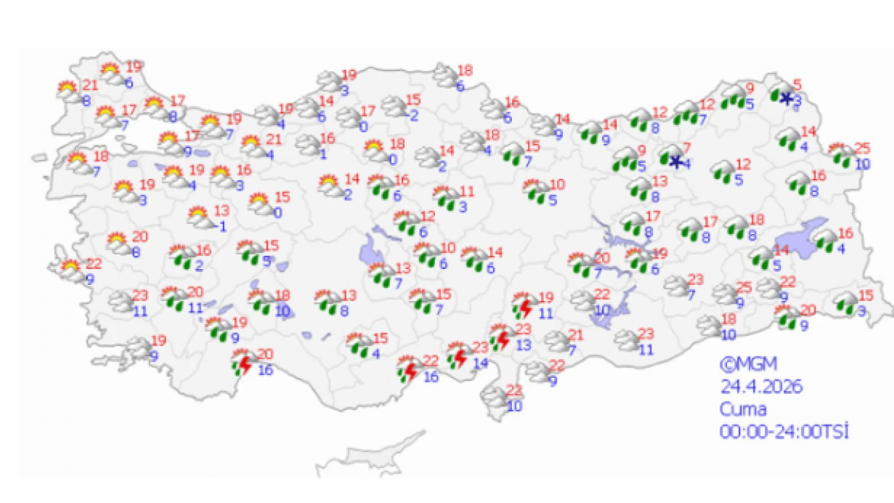 Foto - 24 Nisan’da sürpriz! Bu şehirler beyaza bürünecek