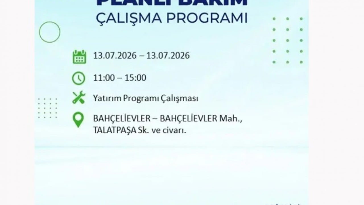Foto - 25 ilçeye enerji verilemeyecek! İstanbul'da elektrik kesintisi