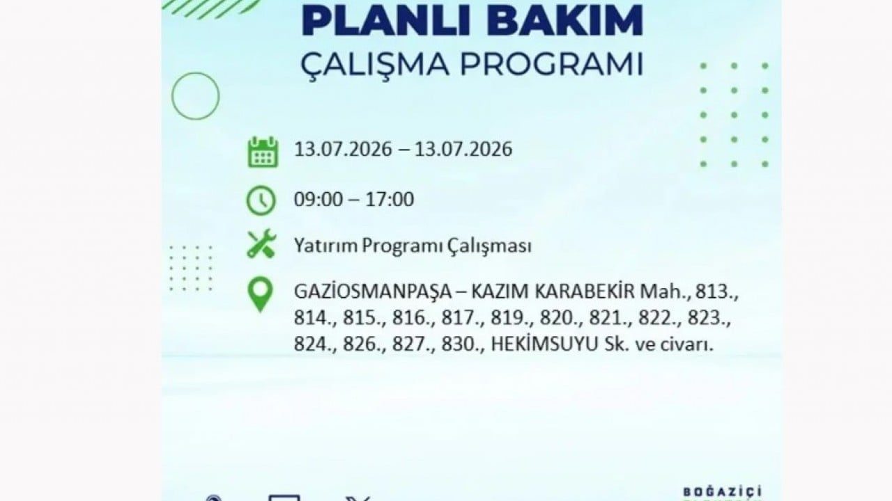 Foto - 25 ilçeye enerji verilemeyecek! İstanbul'da elektrik kesintisi