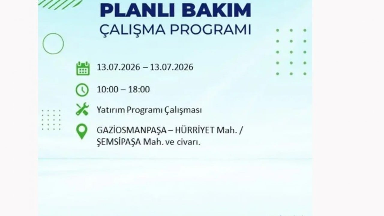 Foto - 25 ilçeye enerji verilemeyecek! İstanbul'da elektrik kesintisi