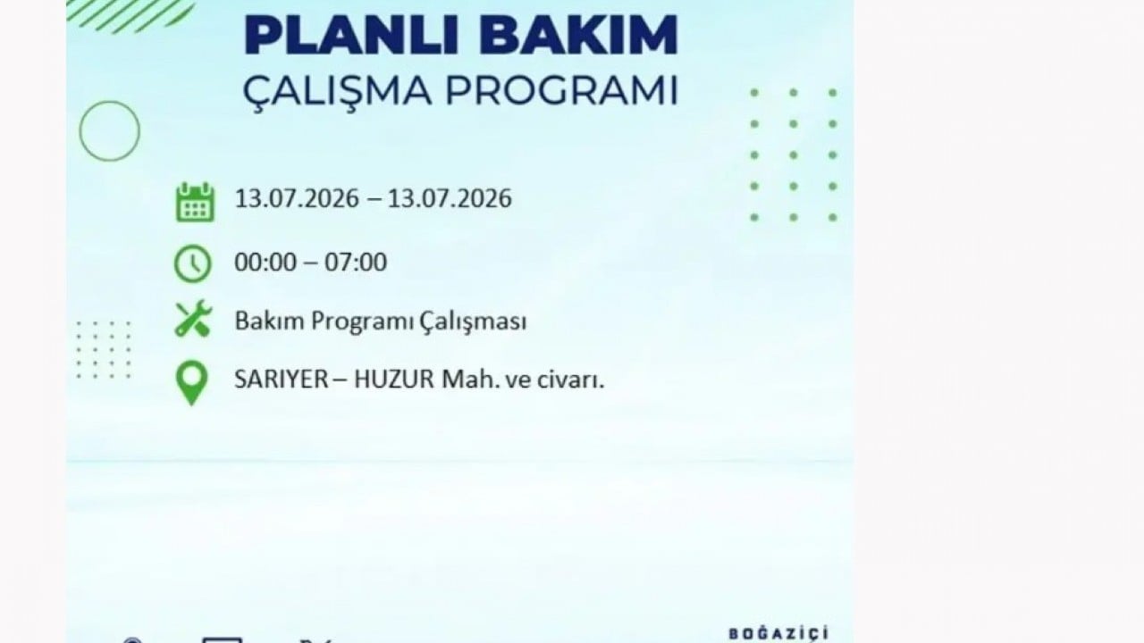 Foto - 25 ilçeye enerji verilemeyecek! İstanbul'da elektrik kesintisi