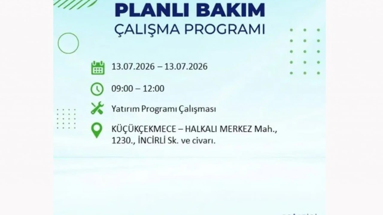 Foto - 25 ilçeye enerji verilemeyecek! İstanbul'da elektrik kesintisi