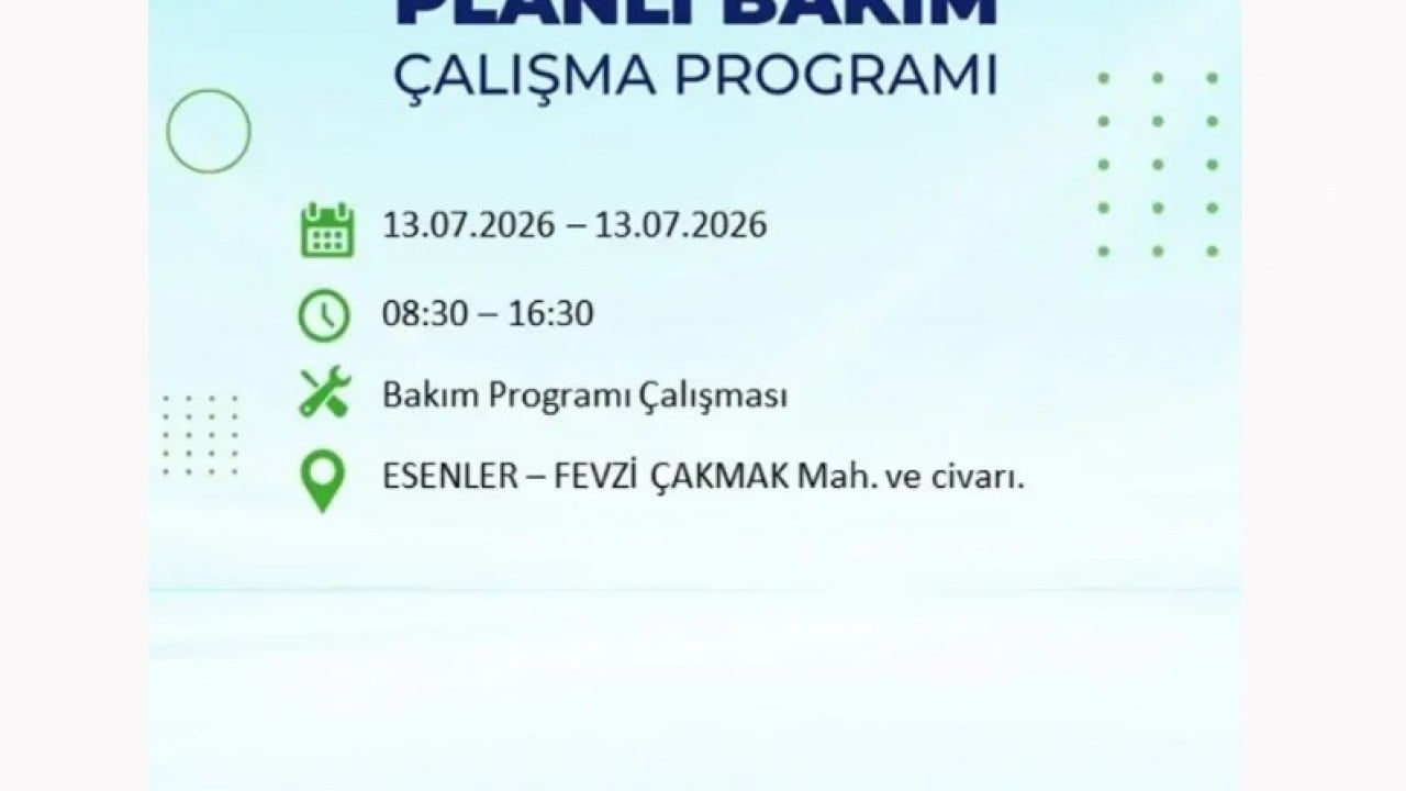 Foto - 25 ilçeye enerji verilemeyecek! İstanbul'da elektrik kesintisi
