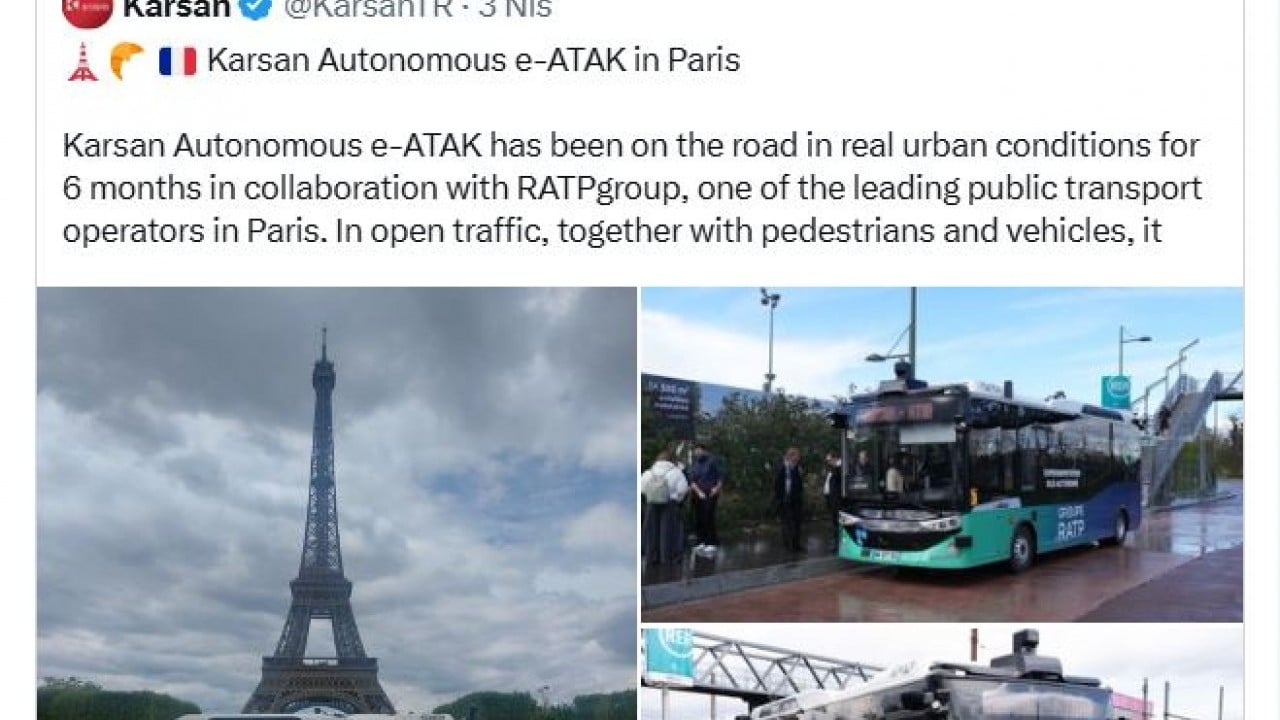 Foto - 3 bin kilometre, sıfır sürücü: Türk teknolojisi Fransa'yı ele geçirdi