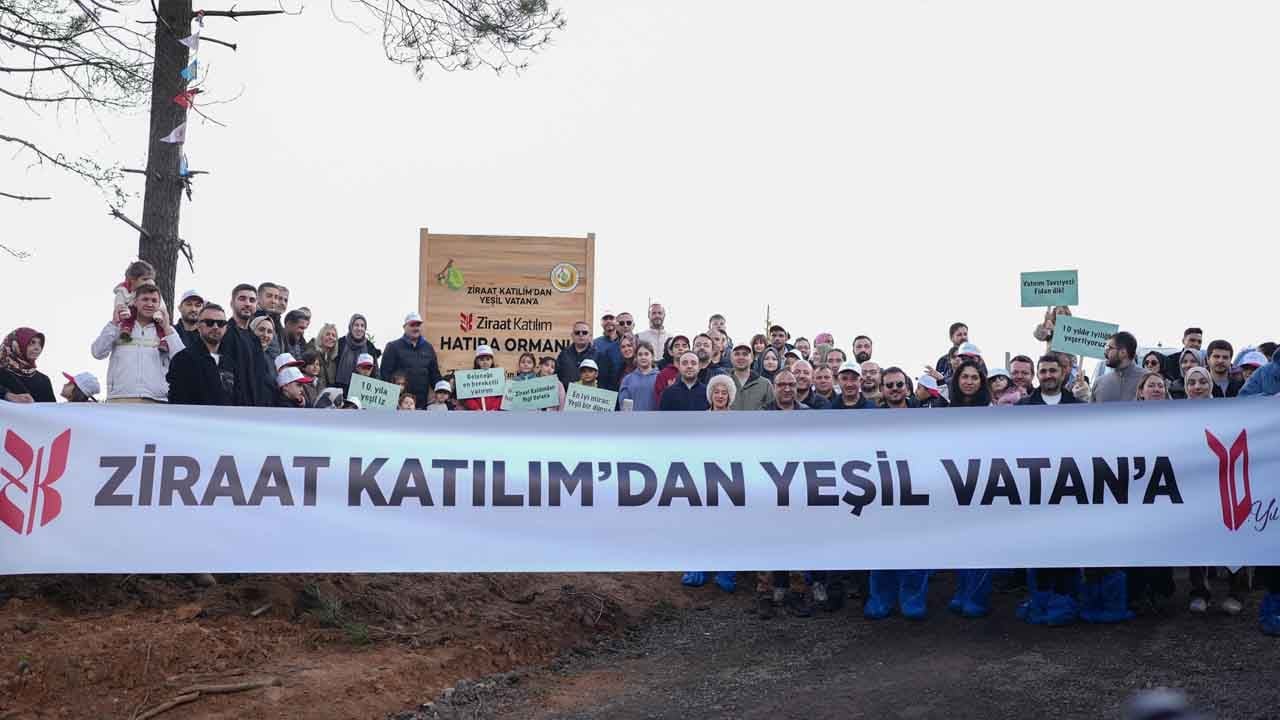 Foto - 30 bin çalışan adına fidan: Ziraat Katılım ile daha yeşil bir vatan