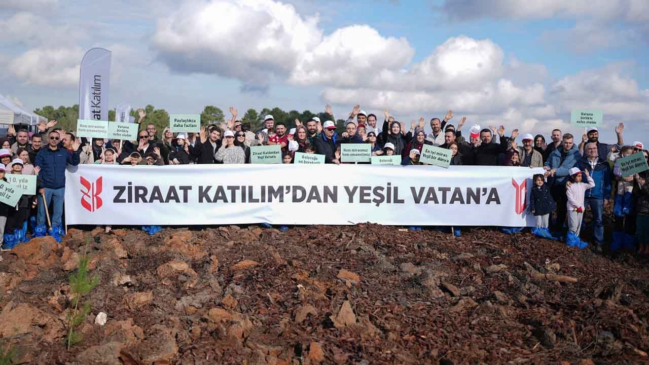 30 bin çalışan adına fidan: Ziraat Katılım ile daha yeşil bir vatan