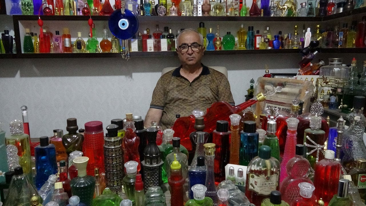 35 yıldır kolonya koleksiyonu yapıyor! Daire parası teklif ettiler, satmadı