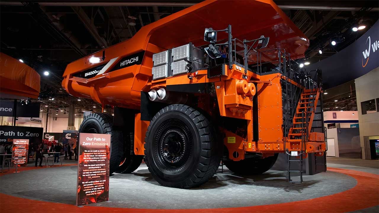 Foto - 384 tonluk elektrikli kamyon! Sahada faal olarak çalışıyor