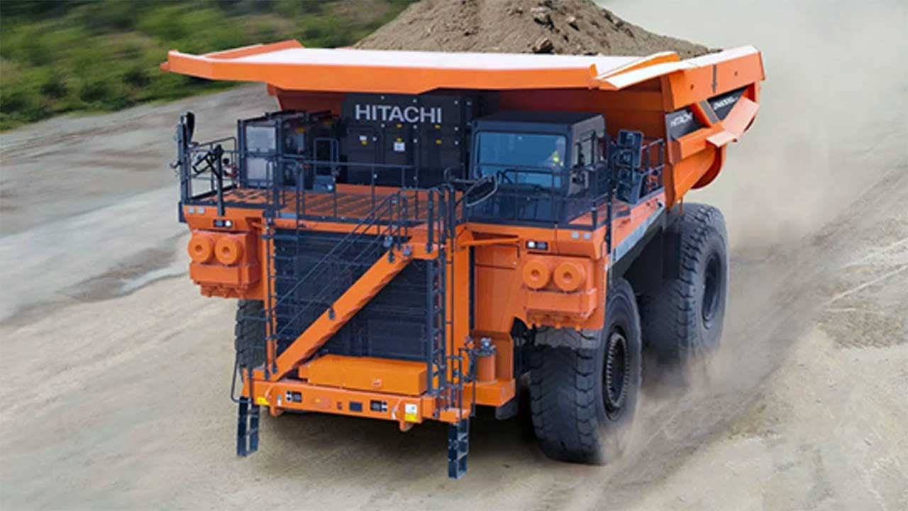 Foto - 384 tonluk elektrikli kamyon! Sahada faal olarak çalışıyor