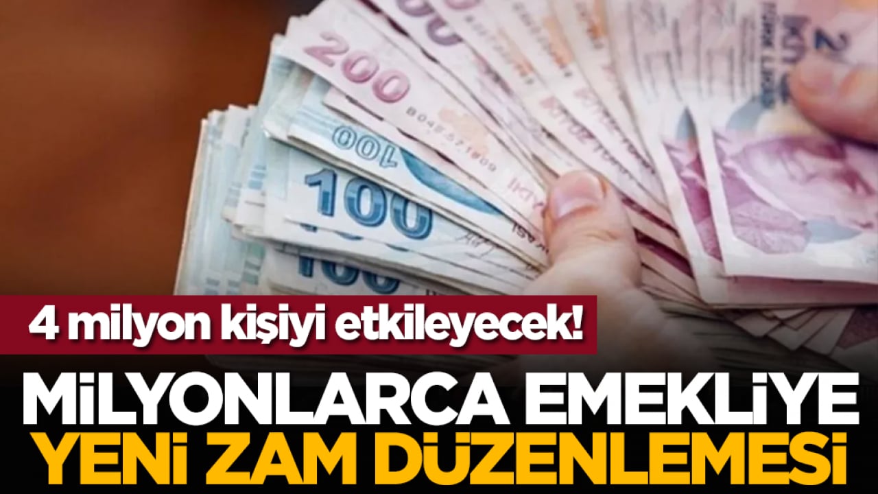 4 milyon kişiyi etkileyecek! Milyonlarca emekliye yeni zam düzenlemesi