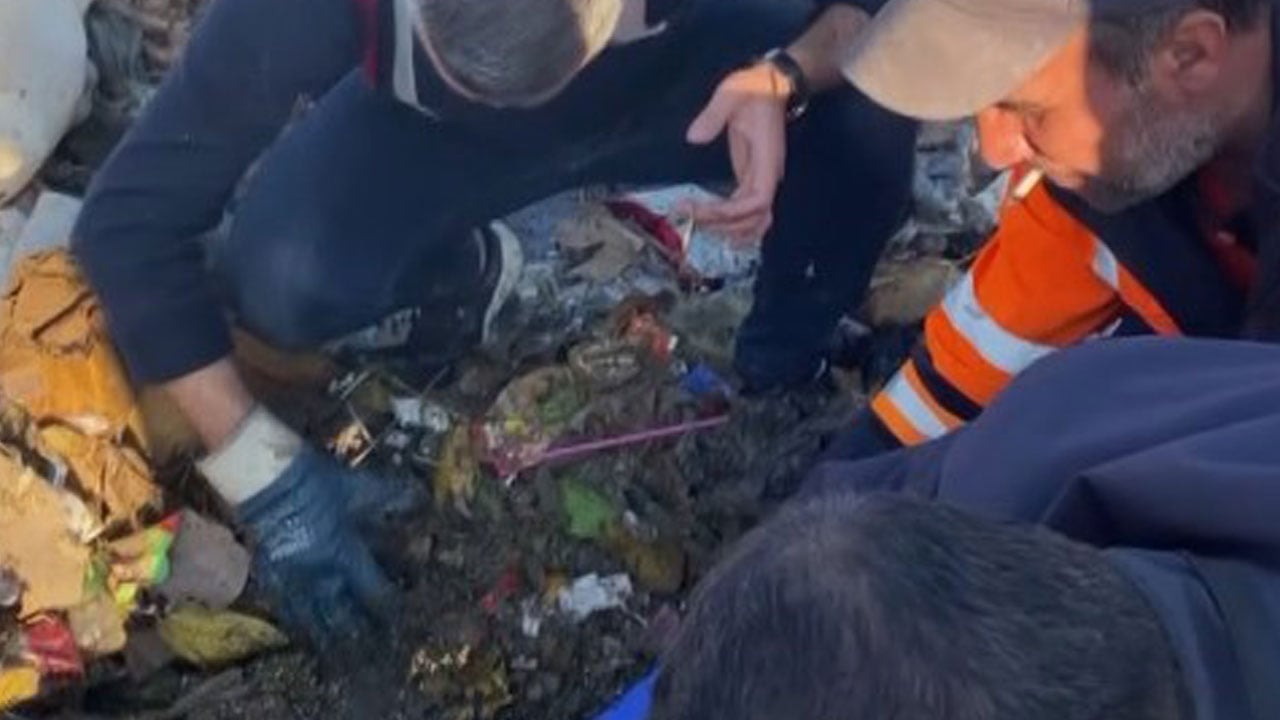 40 ton çöpün içinden çıktı! İğne ile kuyu değil çöplük kazıldı