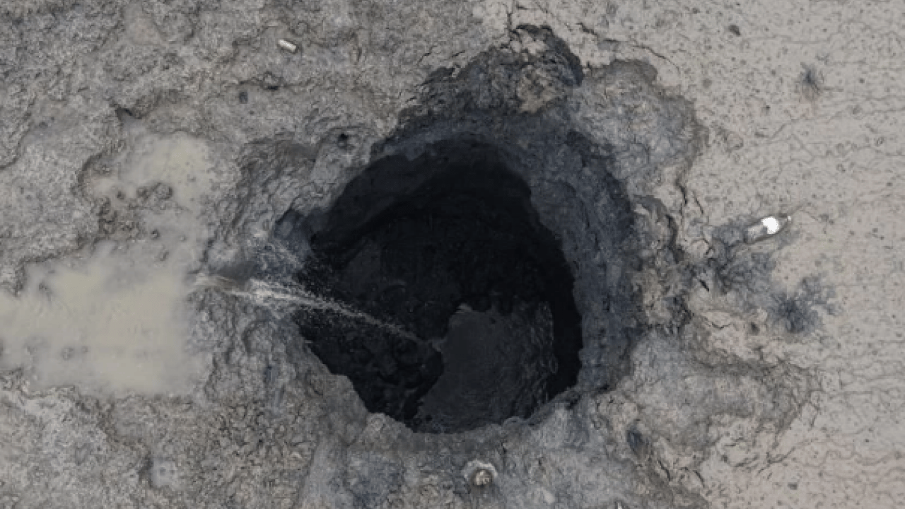 Foto - 46 yıl sonra gün yüzüne çıktı! Mahalleyi panikleten olay