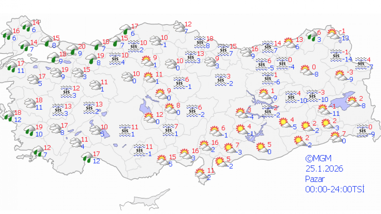 Foto - 5 günlük hava durumu: Meteoroloji'den O tahmin: Birçok ilimizde kuvvetli kar ve sağanak olacak...