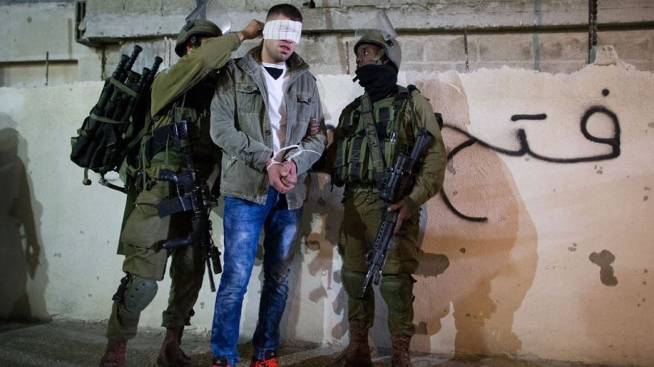 Foto - 5'i kadın 20 kişiyi gözaltına aldı Siyonistin gücü kadın ve çocuklara yetiyor