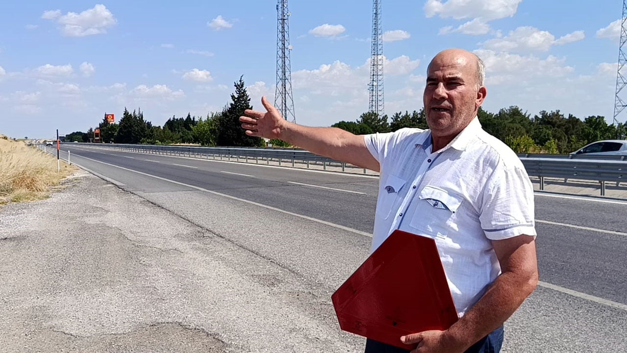 Foto - 700 liralık reflektör hayat kurtarır! Kardeşini kaybettiği yolda acı çağrı