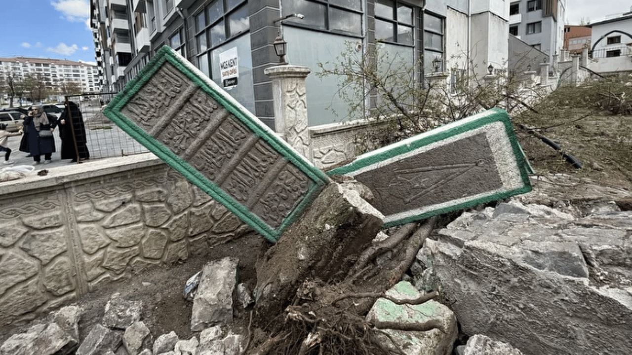 Foto - 700 yıllık mezarlıkta usulsüz kazı skandalı! Çalışmalar apar topar durduruldu