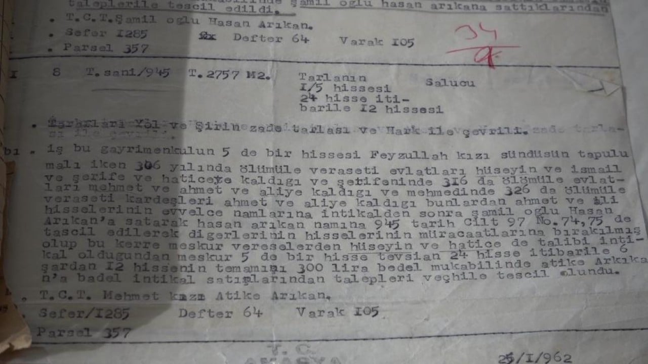 Foto - 75 yıl süren tapu davası Daha eskisi yok!