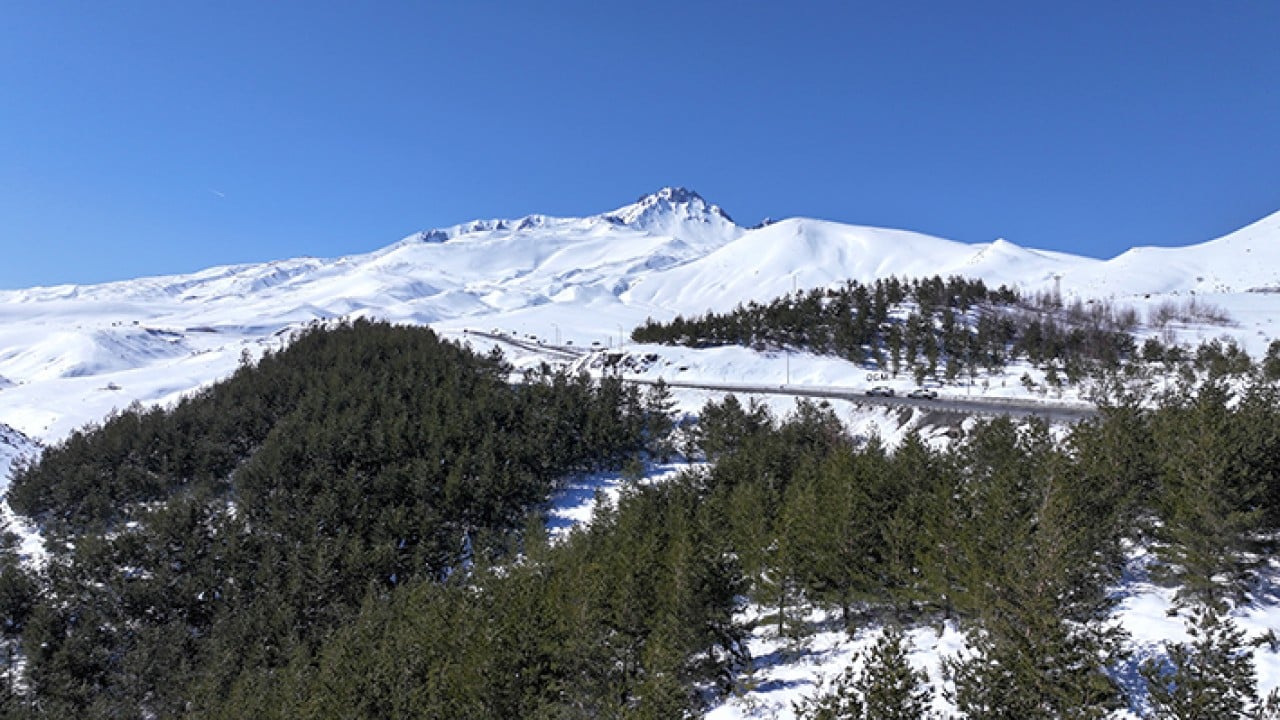 Foto - 8 bin futbol sahası büyüklüğünde Erciyes dağı'nda 7 milyon fidan toprakla buluştu