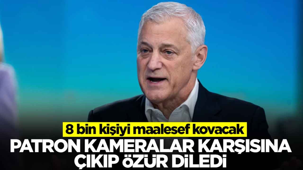 8 bin kişiyi maalesef kovacak: Patron kameralar karşısına çıkıp özür diledi