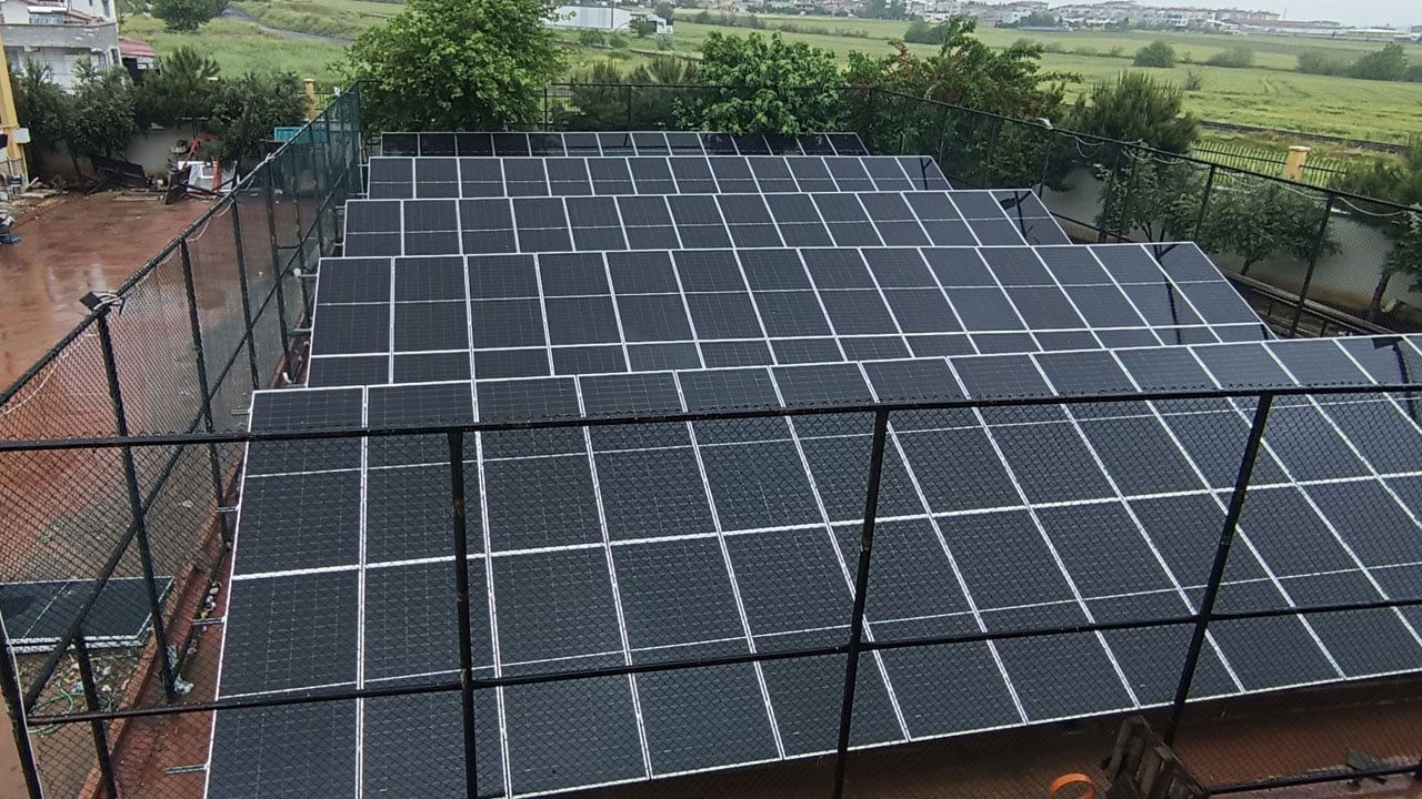 Foto - 83,3 kilovat enerji elde edildi! Bu okul kendi elektriğini kendi üretiyor