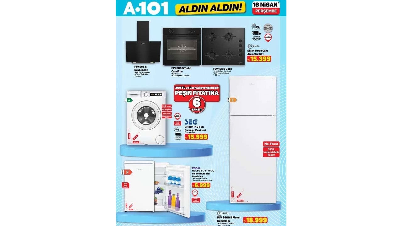 Foto - A101 16 Nisan kataloğu: İşte bu haftanın fırsat ürünleri
