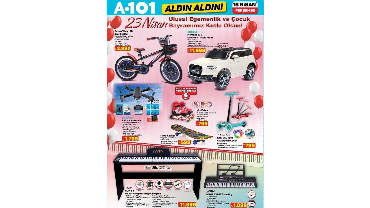 Foto - A101 16 Nisan kataloğu: İşte bu haftanın fırsat ürünleri