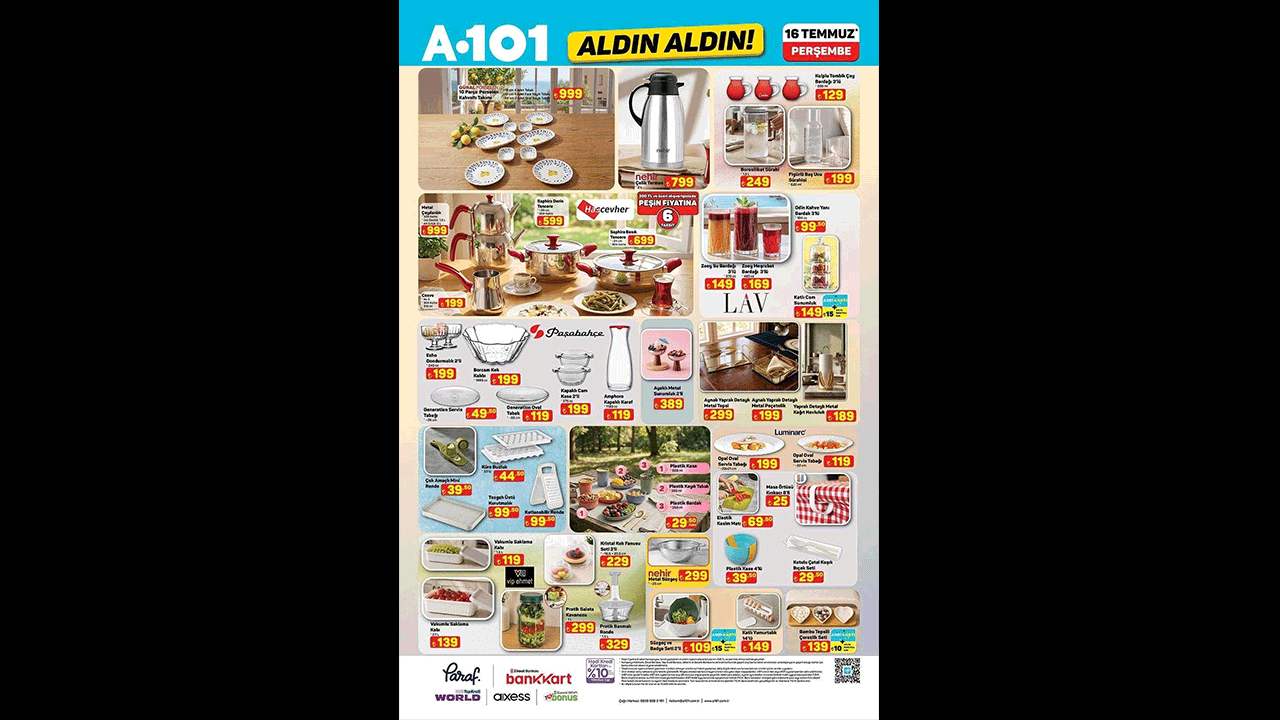 Foto - A101 indirim çılgınlığı başladı! Temel gıdadan teknolojiye dev aktüel ürünler kataloğu ortalığı salladı!