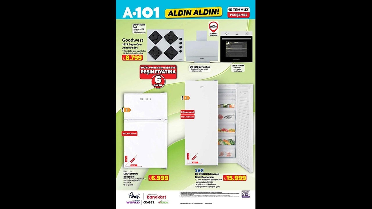 Foto - A101 indirim çılgınlığı başladı! Temel gıdadan teknolojiye dev aktüel ürünler kataloğu ortalığı salladı!