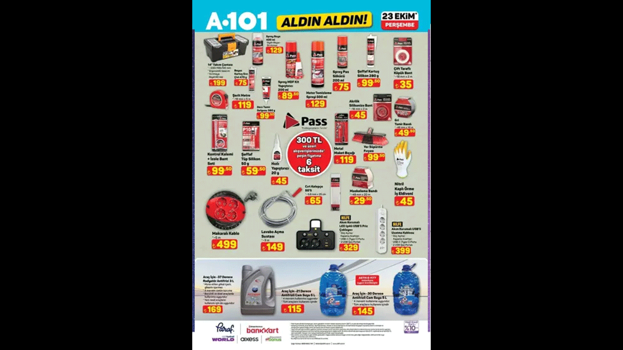 Foto - A101 rafları dolup taşıyor! 23 Ekim aktüel ürünler kataloğunda yok yok