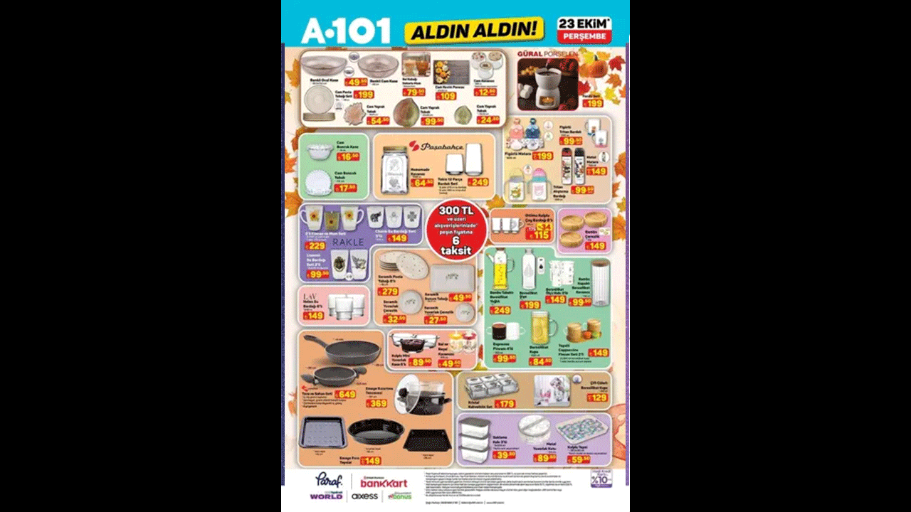 Foto - A101 rafları dolup taşıyor! 23 Ekim aktüel ürünler kataloğunda yok yok