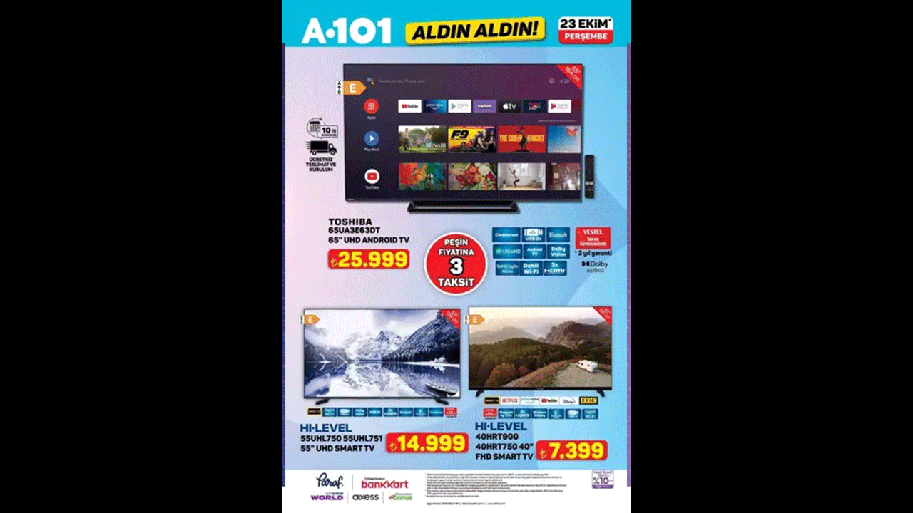 Foto - A101 rafları dolup taşıyor! 23 Ekim aktüel ürünler kataloğunda yok yok