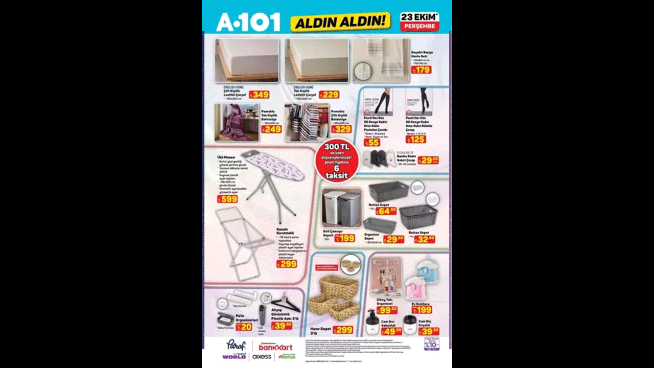 Foto - A101 rafları dolup taşıyor! 23 Ekim aktüel ürünler kataloğunda yok yok
