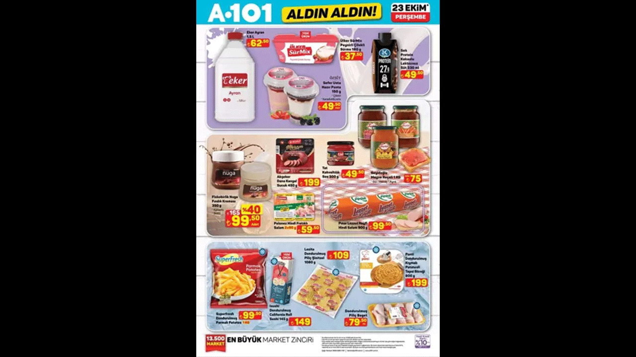 Foto - A101 rafları dolup taşıyor! 23 Ekim aktüel ürünler kataloğunda yok yok