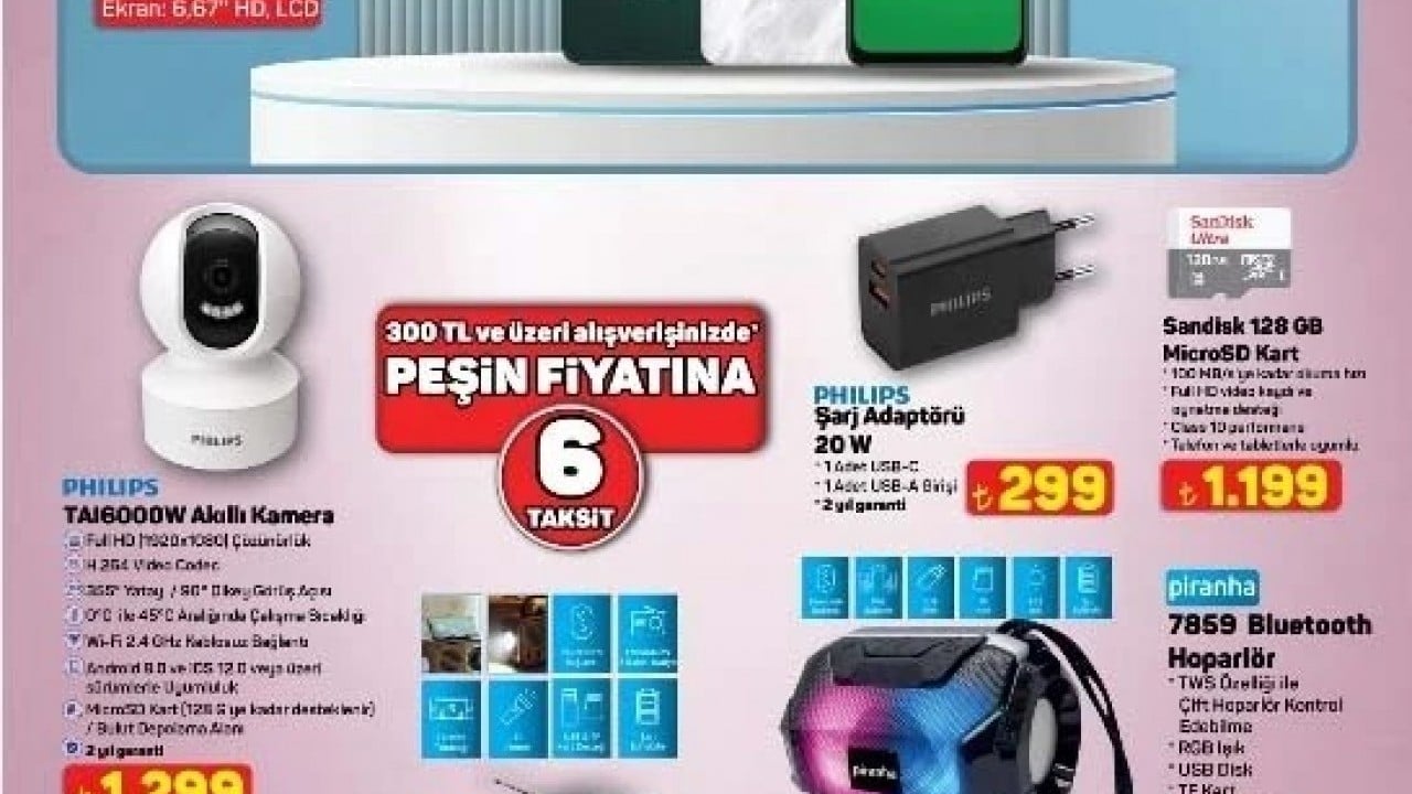 Foto - A101’de 16 Temmuz aktüel ürünleri belli oldu! Elektronik şöleni