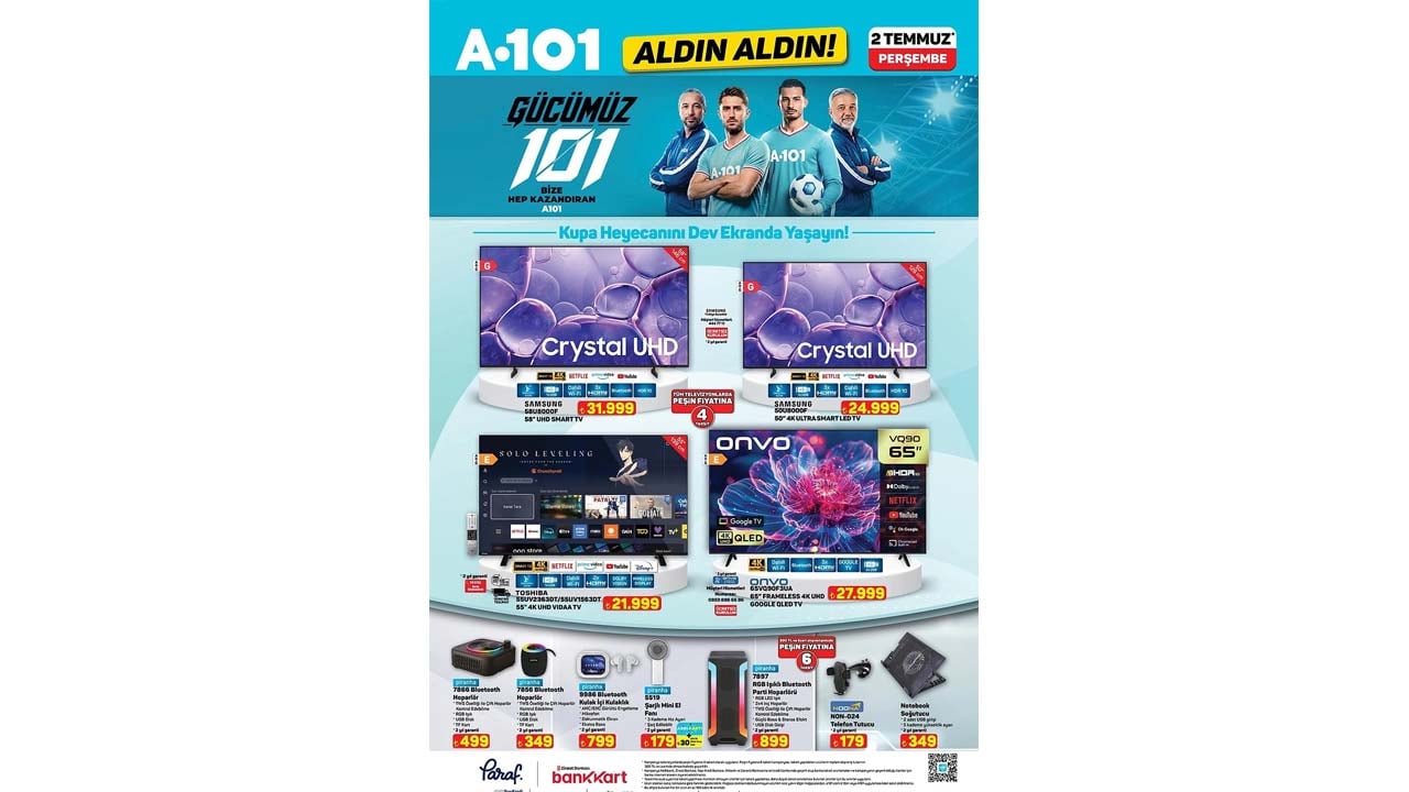 Foto - A101’e klima geliyor! 2 Temmuz kataloğunda dev indirimler
