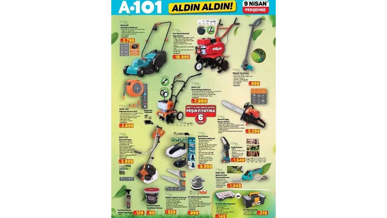 Foto - A101'in 9 Nisan 2026 Aldın Aldın aktüel kataloğu paylaşıldı! İşte A101'in Perşembe aktüel indirim kataloğu