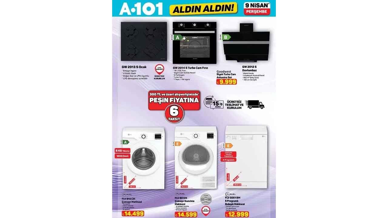 Foto - A101'in 9 Nisan 2026 Aldın Aldın aktüel kataloğu paylaşıldı! İşte A101'in Perşembe aktüel indirim kataloğu